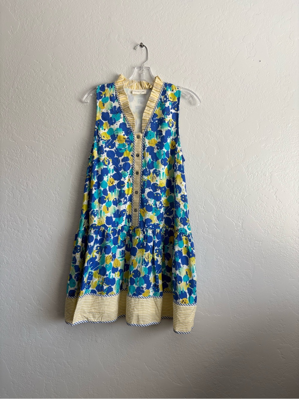 ❤️NEW entro Blue & Yellow Floral Sundress
